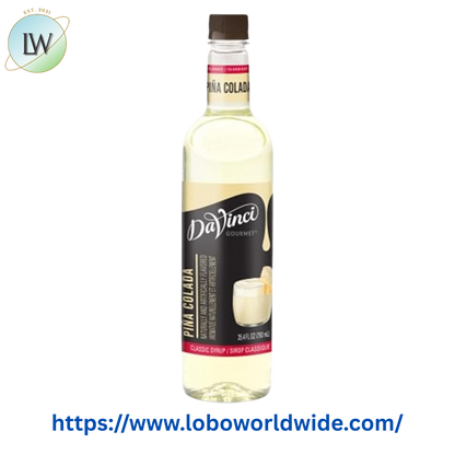 DaVinci Gourmet Classic Pina Colada Flavoring Syrup 750 mL