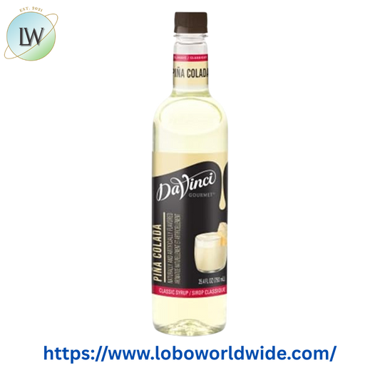 DaVinci Gourmet Classic Pina Colada Flavoring Syrup 750 mL