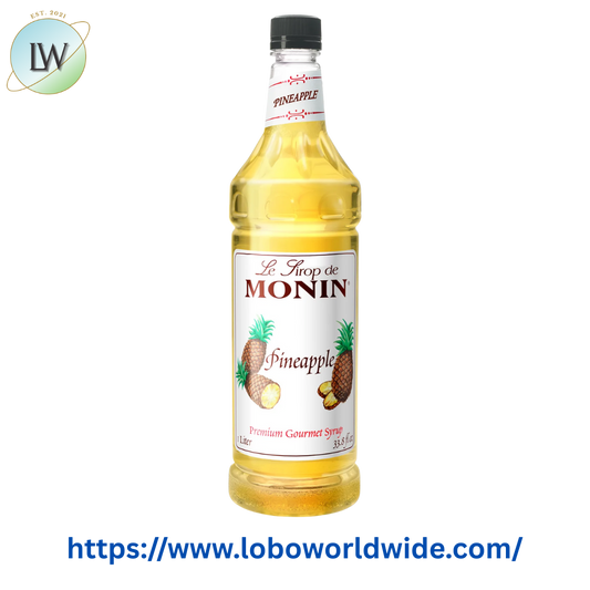 Monin Premium Pineapple Flavoring / Fruit Syrup 1 Liter