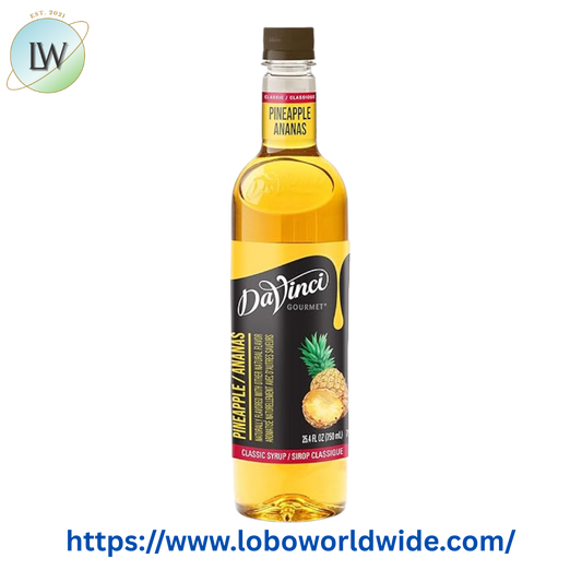 DaVinci Gourmet Classic Pineapple Flavoring / Fruit Syrup 750 mL