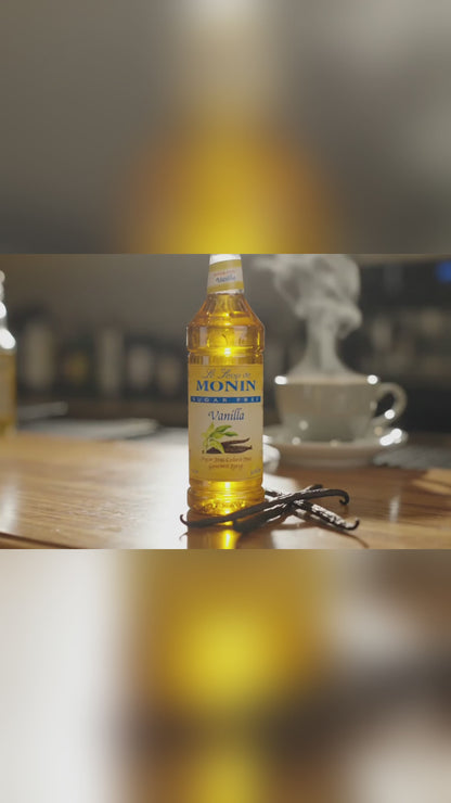 Monin Sugar Free Vanilla Flavoring Syrup 1 Liter