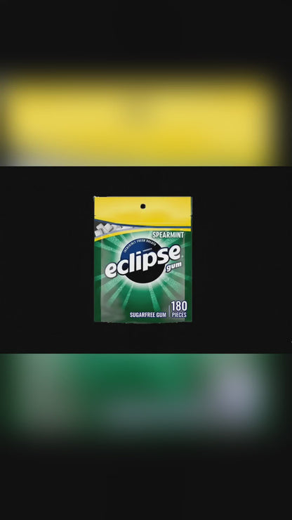 Eclipse Spearmint Sugar Free Chewing Gum, Value Pack - 180 ct Bag