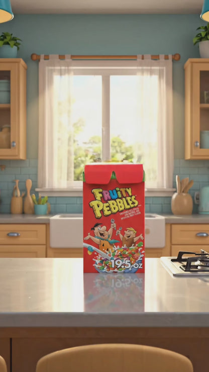 Post Fruity Pebbles Crispy Rice Cereal, 2 pk./19 oz.