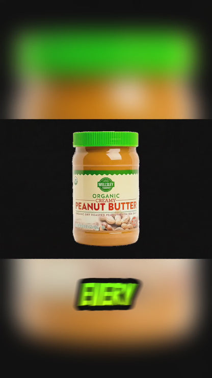 Wellsley Farms Organic Creamy Peanut Butter (1.02 Kg), 1.02 Kg