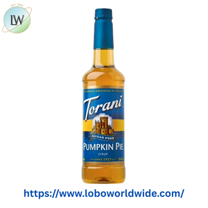 Torani Sugar Free Pumpkin Pie Flavoring Syrup 750 mL