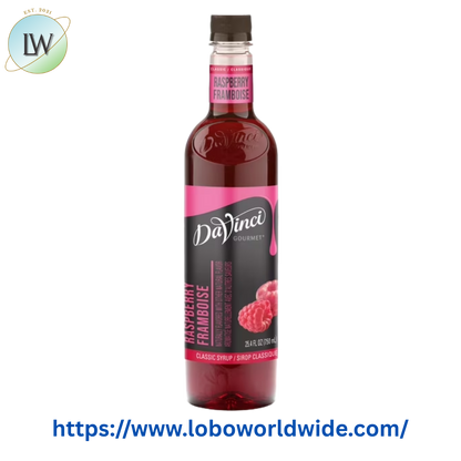 DaVinci Gourmet Classic Raspberry Flavoring / Fruit Syrup 750 mL