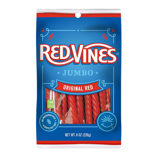 Red Vines Red Jumbo Licorice Twists Bag 227g