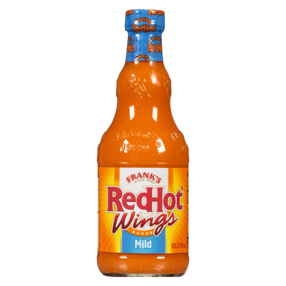 (2 pack) Frank's RedHot Kosher Mild Wings Hot Sauce, 12 fl oz Bottle
