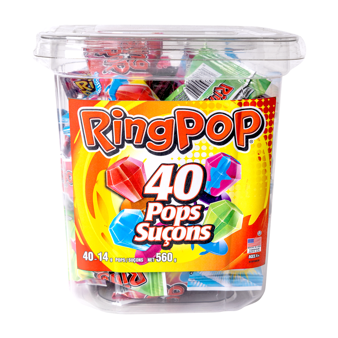 Ring Pop Variety Pack, 40 pk., 560 Grams