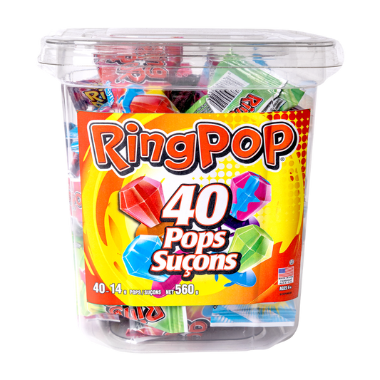 Ring Pop Variety Pack, 40 pk., 560 Grams