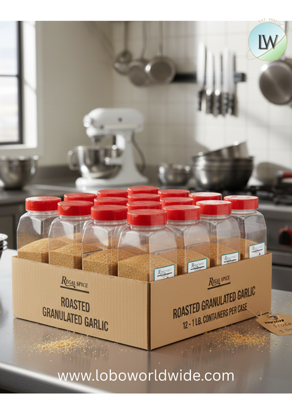 Regal Roasted Garlic Granules (Various Sizes)