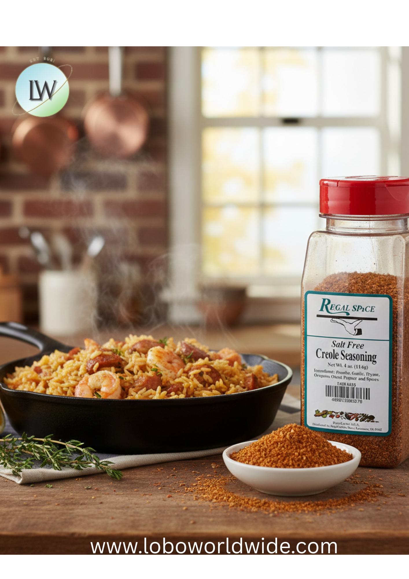 Regal Salt-Free Creole Seasoning (Various Sizes)