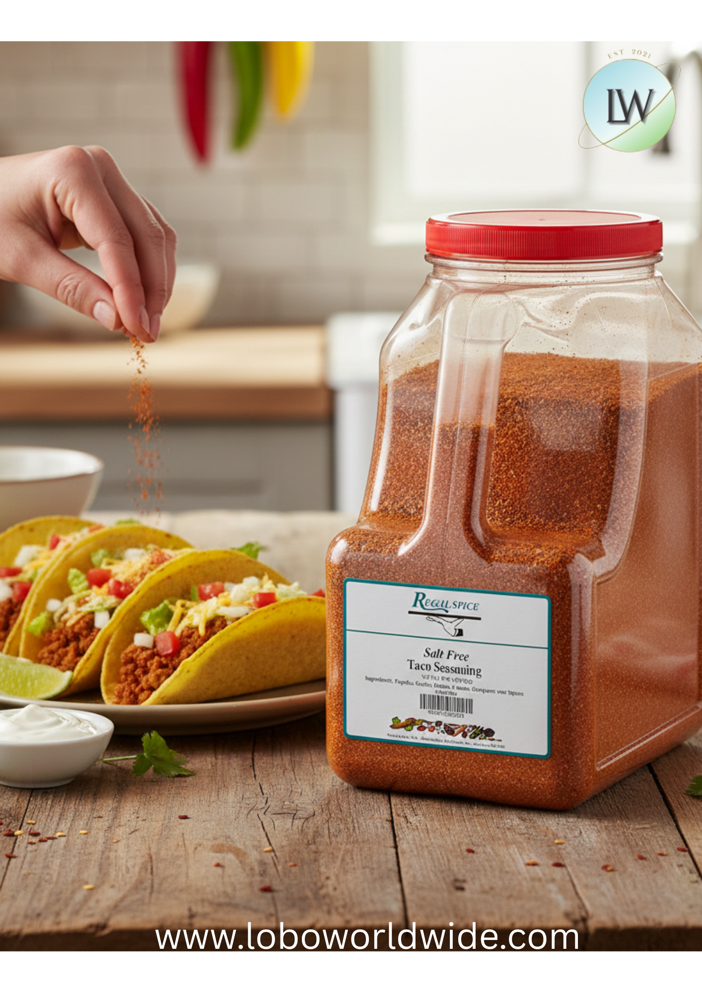 Regal Salt-Free Taco Seasoning (Various Sizes)
