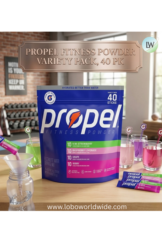 Gatorade Propel Fitness Powder Variety Pack, 40 pk.