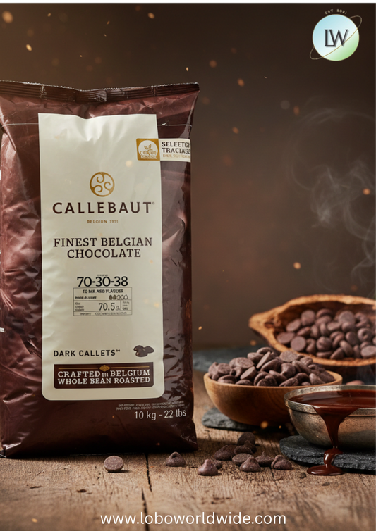 Callebaut Recipe 70/30 Dark Chocolate Callets™ 22 lb