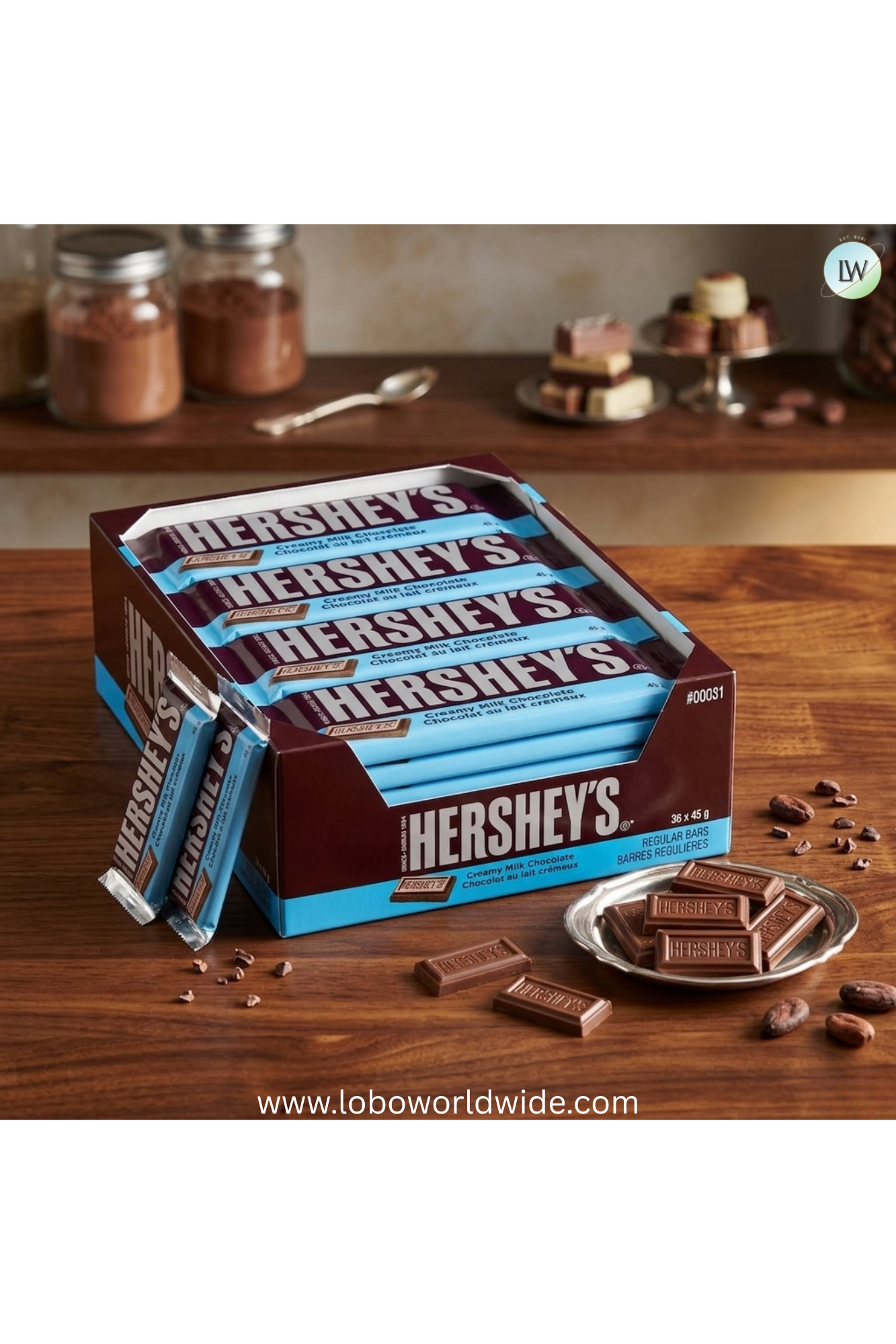 Hershey’s Milk Chocolate Tablets 36 × 45 g