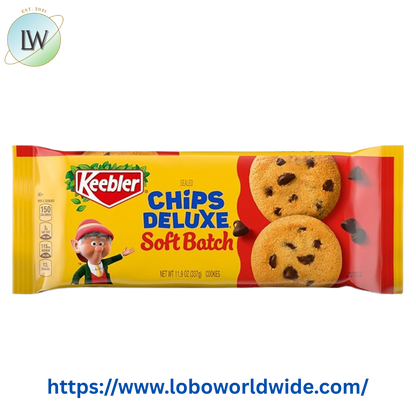 (3 pack) Keebler Soft Batch Chocolate Chip Cookies, 11.9 oz