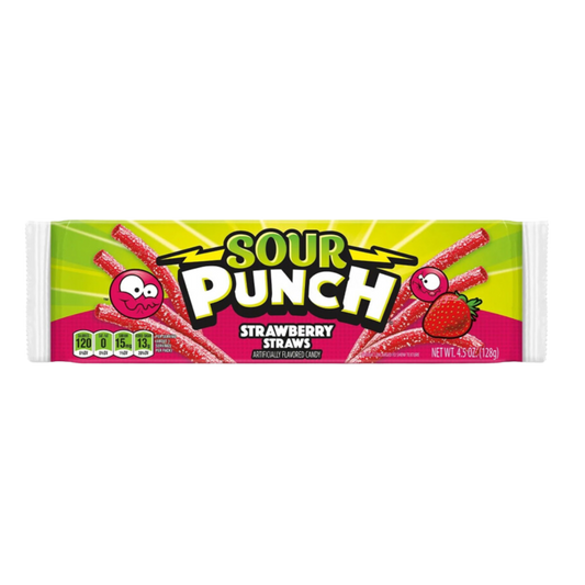 Sour Punch Strawberry Straws (2 pack)