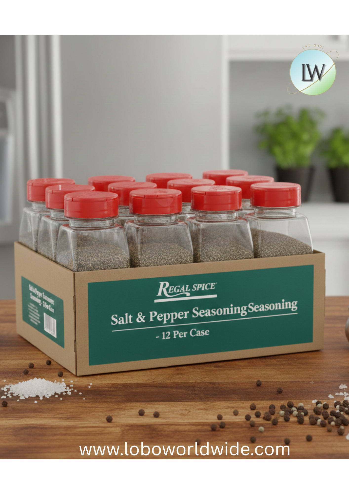 Regal Salt and Pepper Seasoning Blend - 9 oz.
