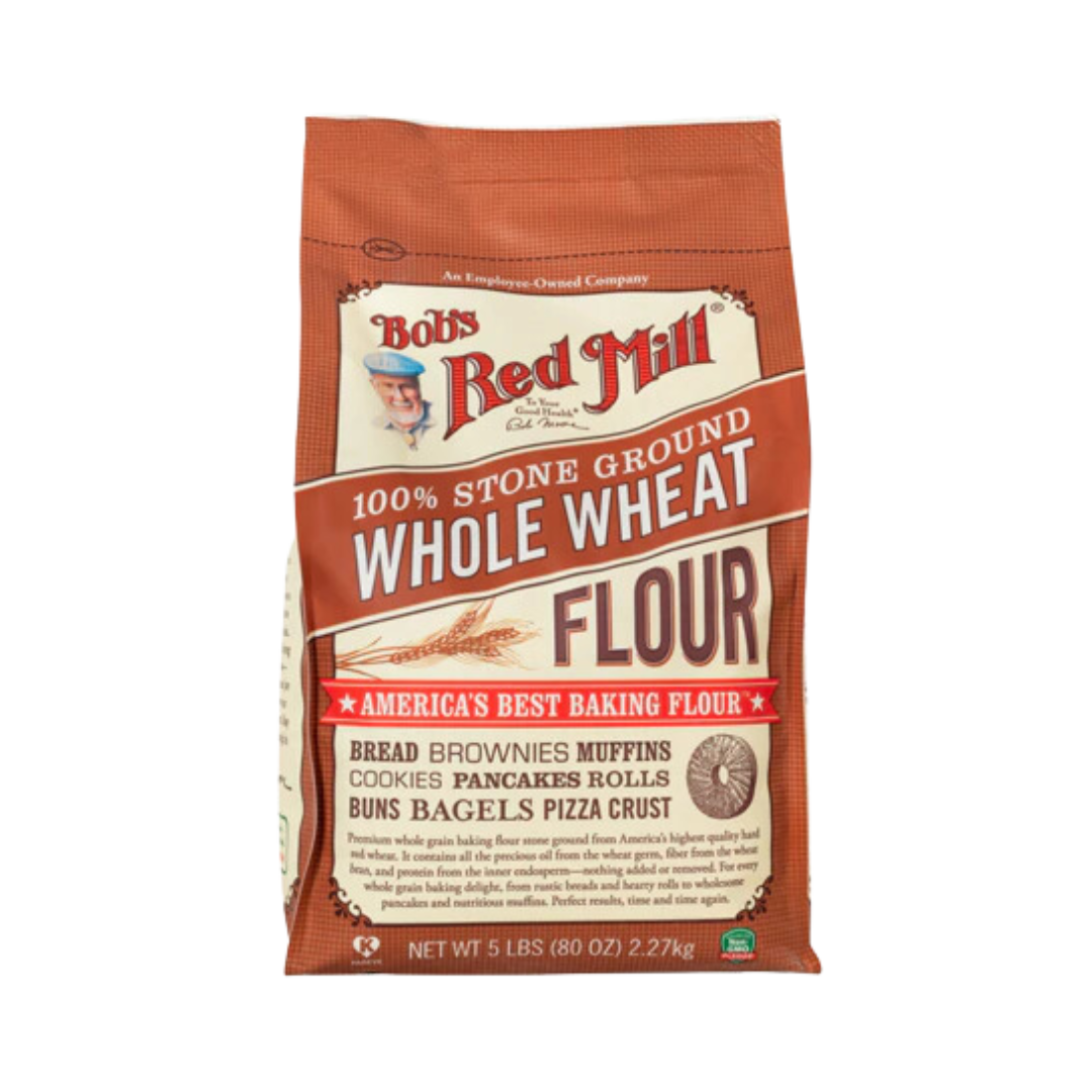 Bob's Red Mill Whole Wheat Flour (4x5lb)