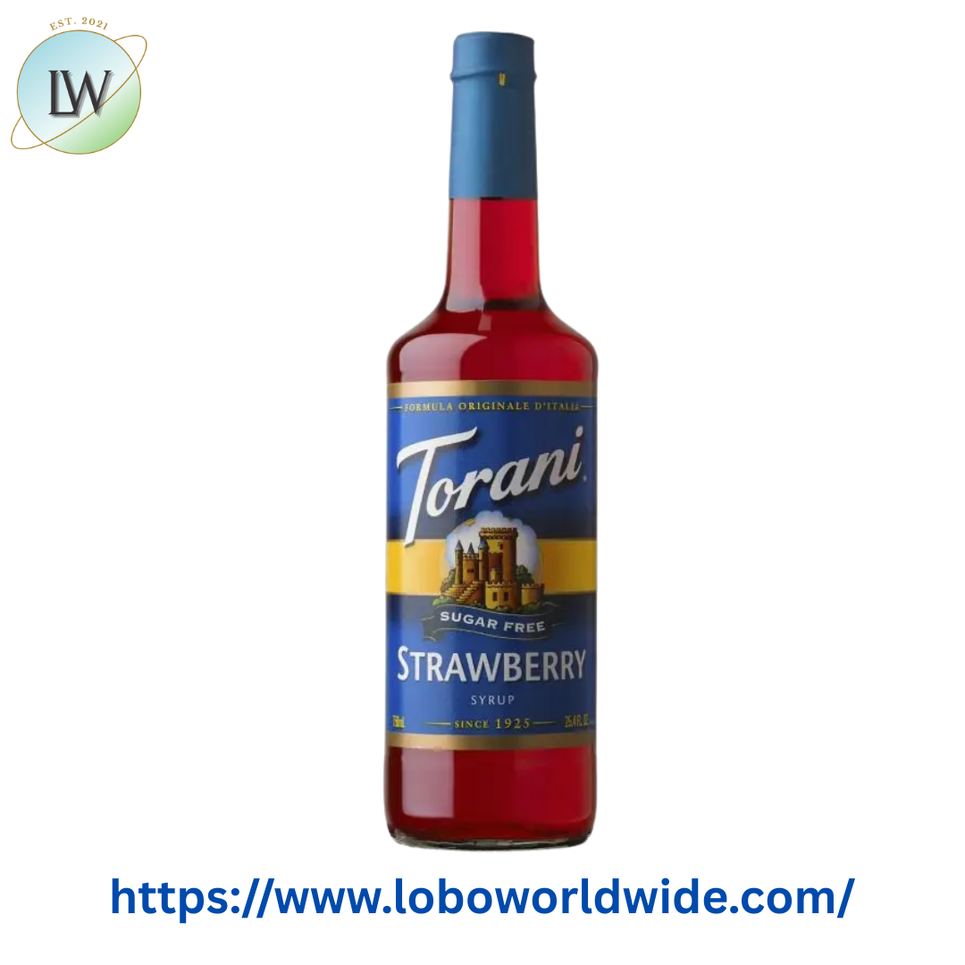 Torani Sugar Free Strawberry Flavoring / Fruit Syrup 750 mL