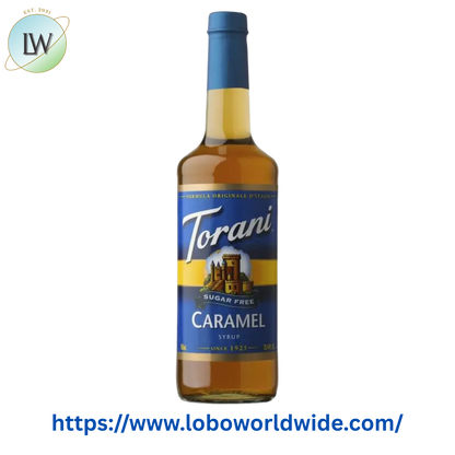 Torani Sugar Free Caramel Flavoring Syrup 750 mL