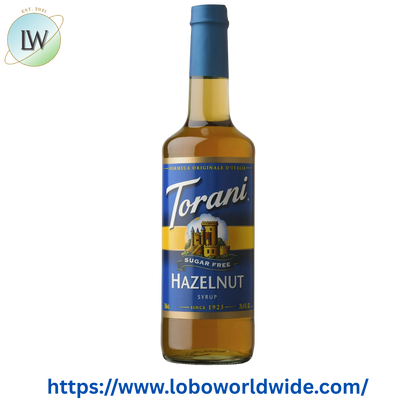 Torani Sugar Free Hazelnut Flavoring Syrup 750 mL