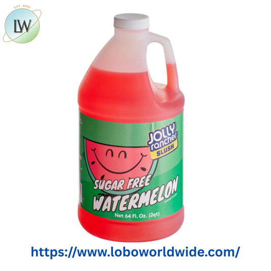 Jolly Rancher 1/2 Gallon Sugar Free Watermelon Slushy 5:1 Concentrate