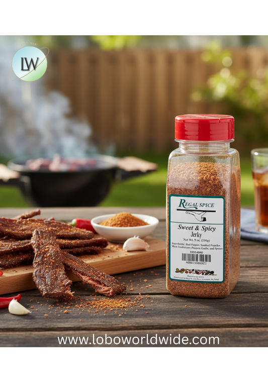 Regal Sweet and Spicy Jerky Seasoning 9 oz.
