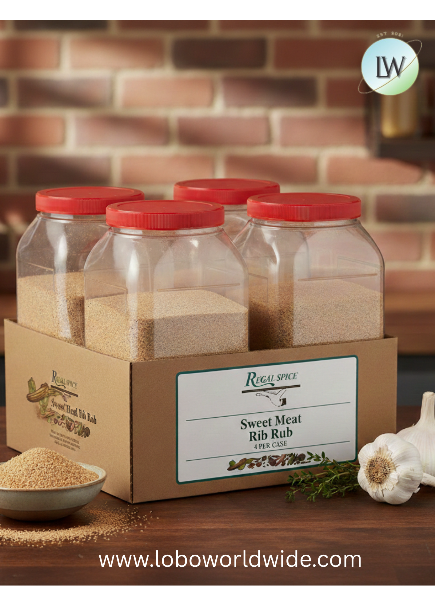 Regal Sweet Meat Rib Rub (Various Sizes)