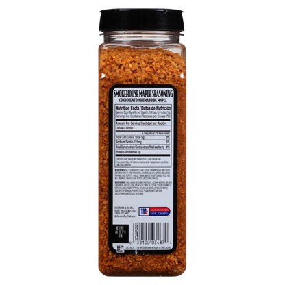 McCormick Grill Mates 28 oz. Smokehouse Maple Seasoning- 6/Case
