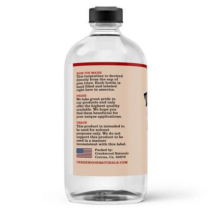 100% Pure Gum Spirits of Turpentine