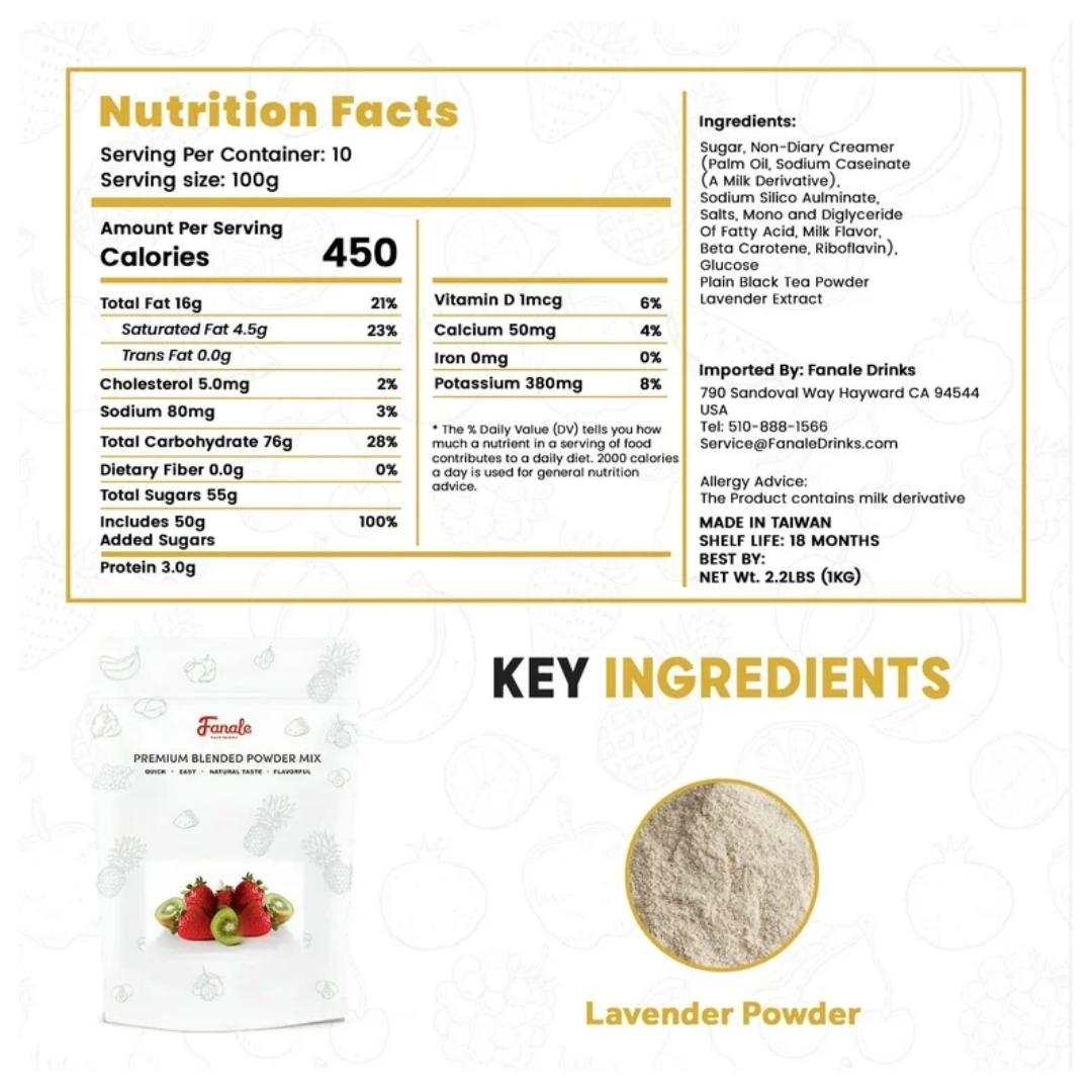 Fanale  Lavender Powder Mix 2.2 lb.