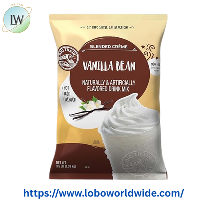 Big Train Vanilla Bean Blended Creme Frappe Mix - 3.5 lb.