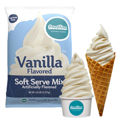 Frostline Vanilla Soft Serve Ice Cream Mix, 6 Pounds