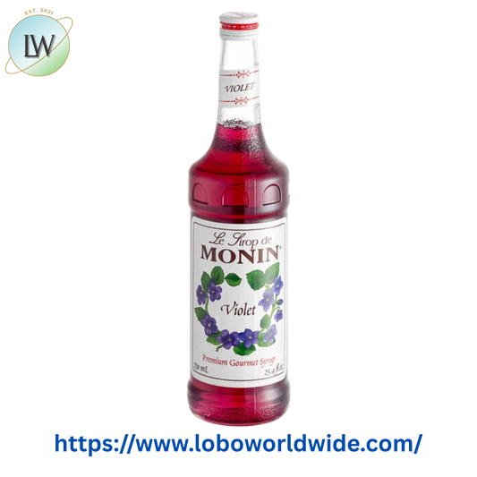Monin Premium Violet Flavoring Syrup 750 mL