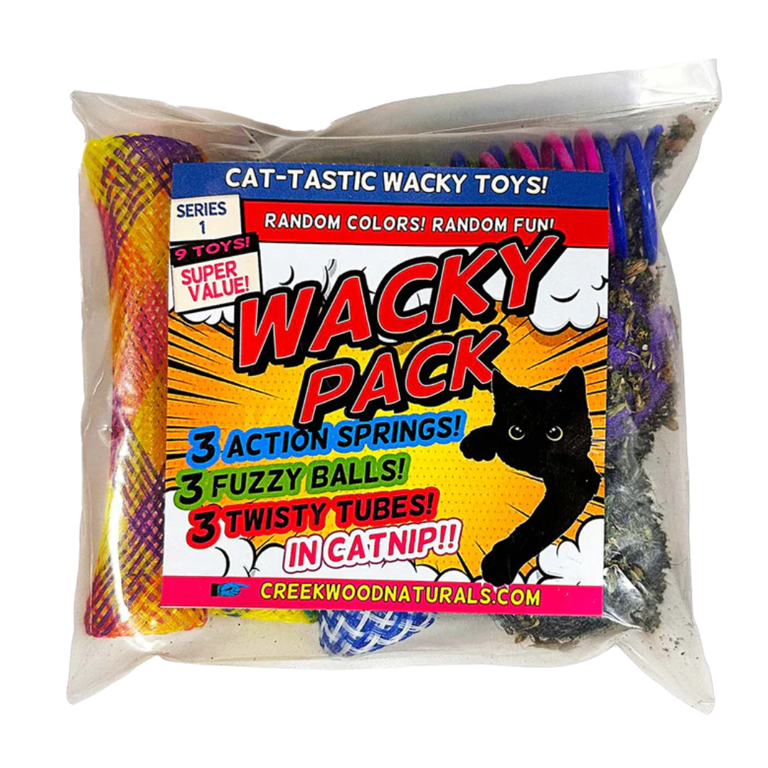 Cat Wacky Pack including Cat Balls, Springs, and Tubes in Catnip