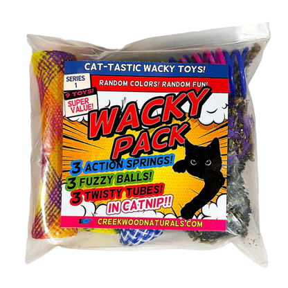 Cat Wacky Pack including Cat Balls, Springs, and Tubes in Catnip
