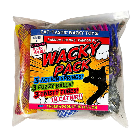 Cat Wacky Pack including Cat Balls, Springs, and Tubes in Catnip
