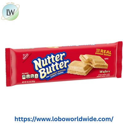 Nutter Butter Peanut Butter Wafer Cookies, 10.5 oz