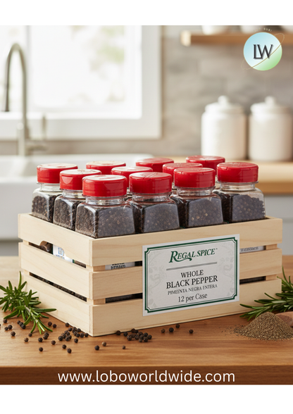 Regal Whole Black Peppercorn - 5 lb.