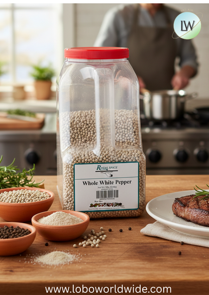 Regal Whole White Peppercorn (Various Sizes)