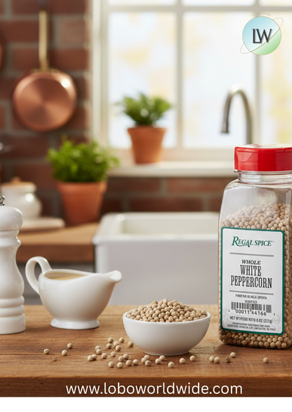 Regal Whole White Peppercorn (Various Sizes)