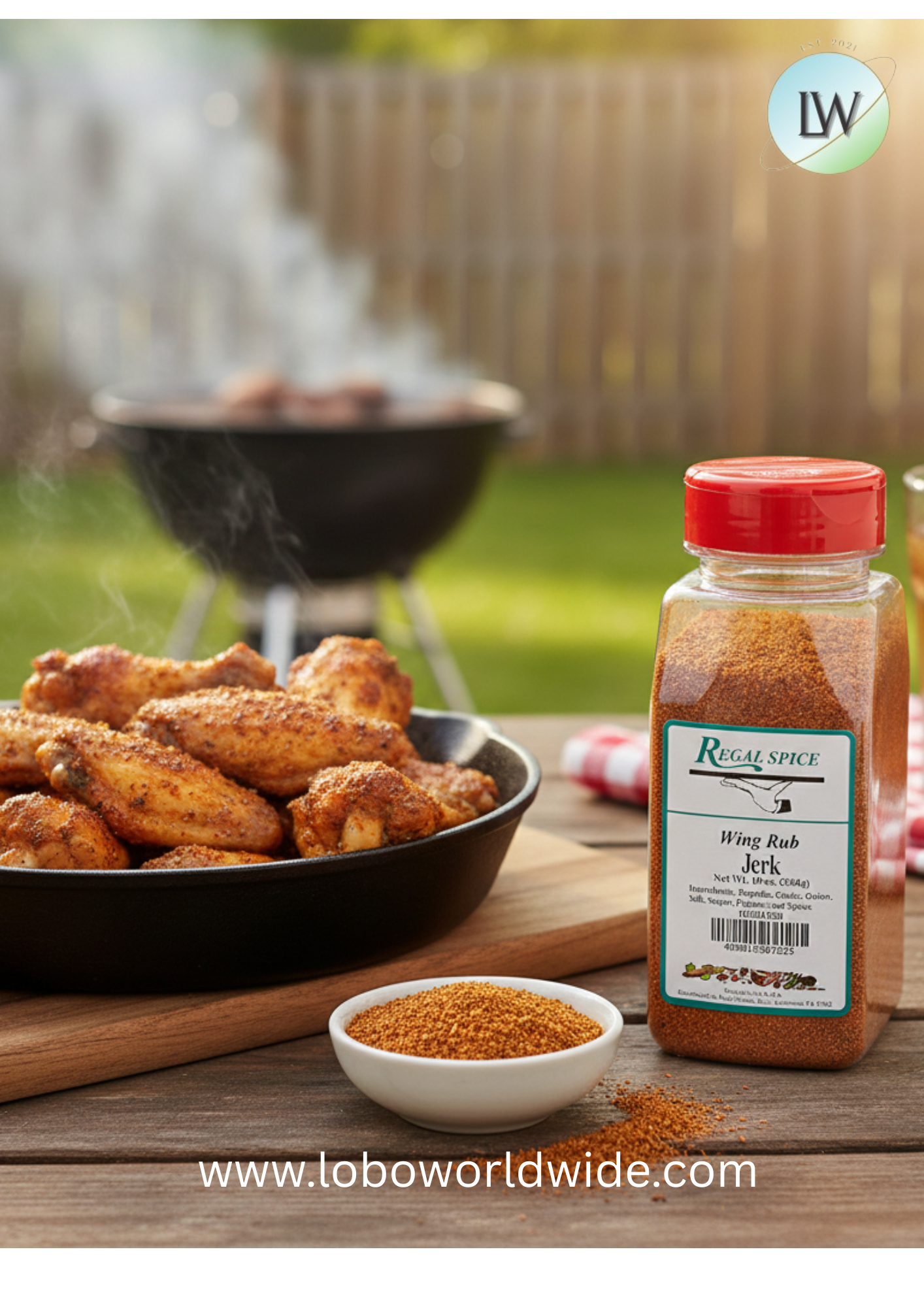 Regal Jerk Wing Rub 10 oz.