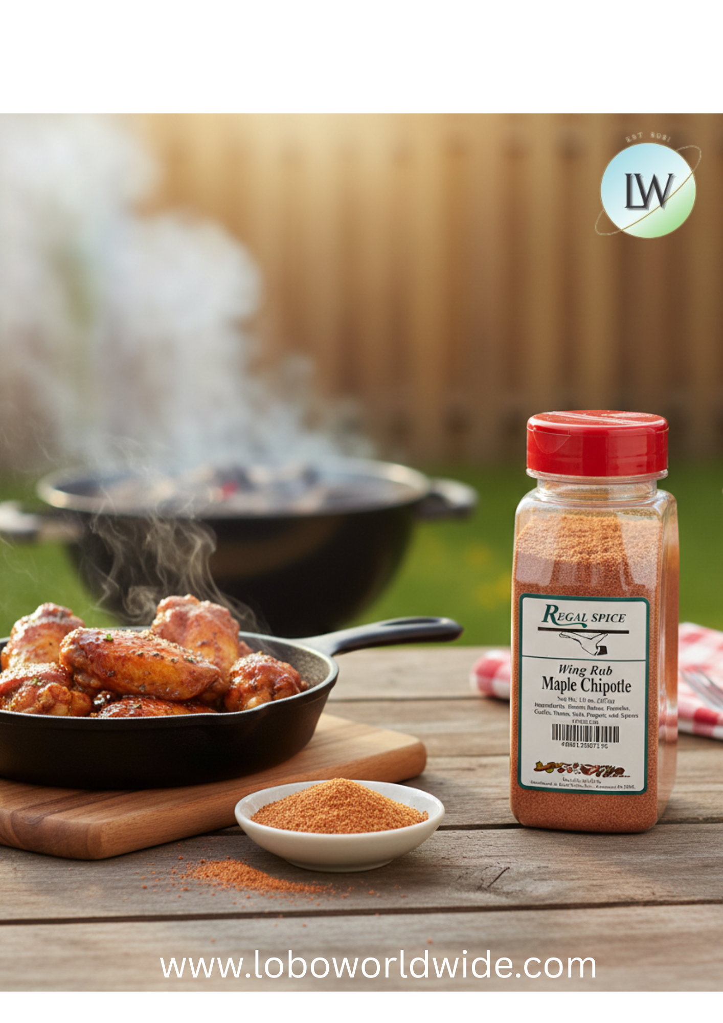 Regal Maple Chipotle Wing Rub 10 oz.