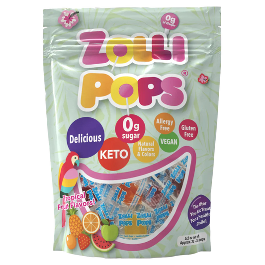Zollipops The Clean Teeth Pops, Anti Cavity Lollipops, 5.2 Ounce
