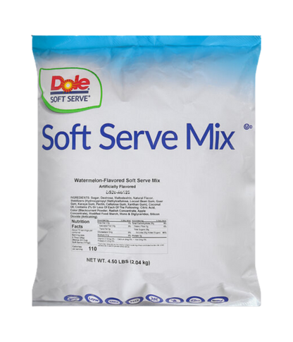 Dole Watermelon Soft Serve Mix 4.5 lbs - 4 pack