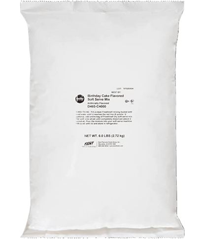 Frostline Birthday Cake Soft Serve Ice Cream 6lbs - 6 pack