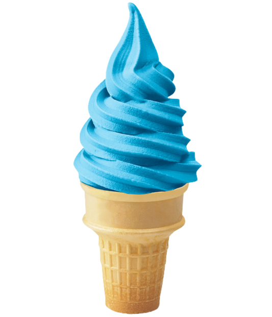 Frostline Blue Cookie Dough Soft Serve Ice Cream 6lbs - 6 pack