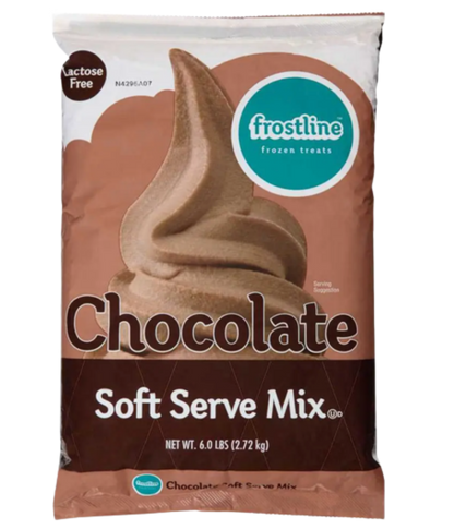 Frostline Chocolate Soft Serve Ice Cream 6lbs